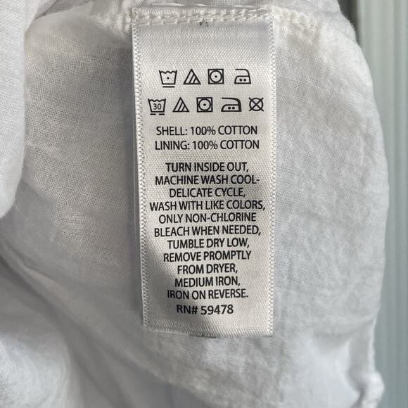 Tommy Bahama Ruffle Party Dress Girls Sz 7 100% Cotton Lined Preppy Classic - Picture 15 of 16